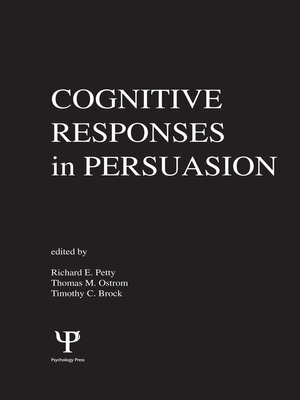 cover image of Cognitive Responses in Persuasion
